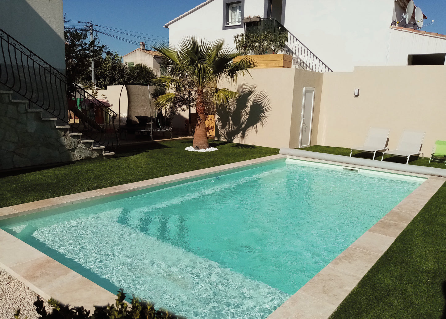 PPP Détente Plage GFK Pool mit Flachwasserzone 7/8/9m