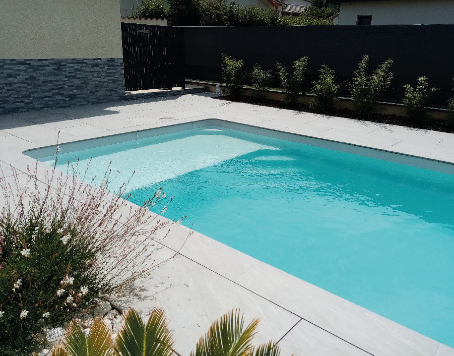 PPP Détente Plage GFK Pool mit Flachwasserzone 7/8/9m