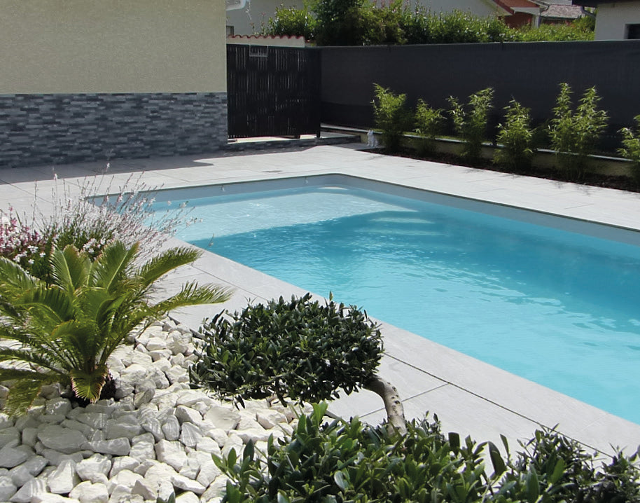 PPP Détente Plage GFK Pool mit Flachwasserzone 7/8/9m