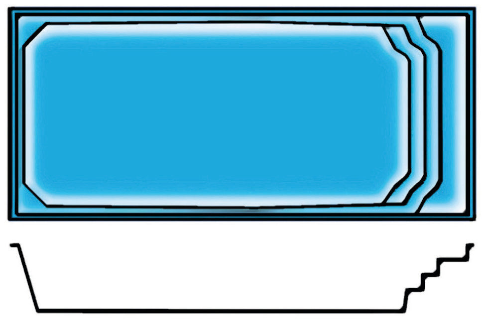 PPP Olinia GFK Pool 8x4m