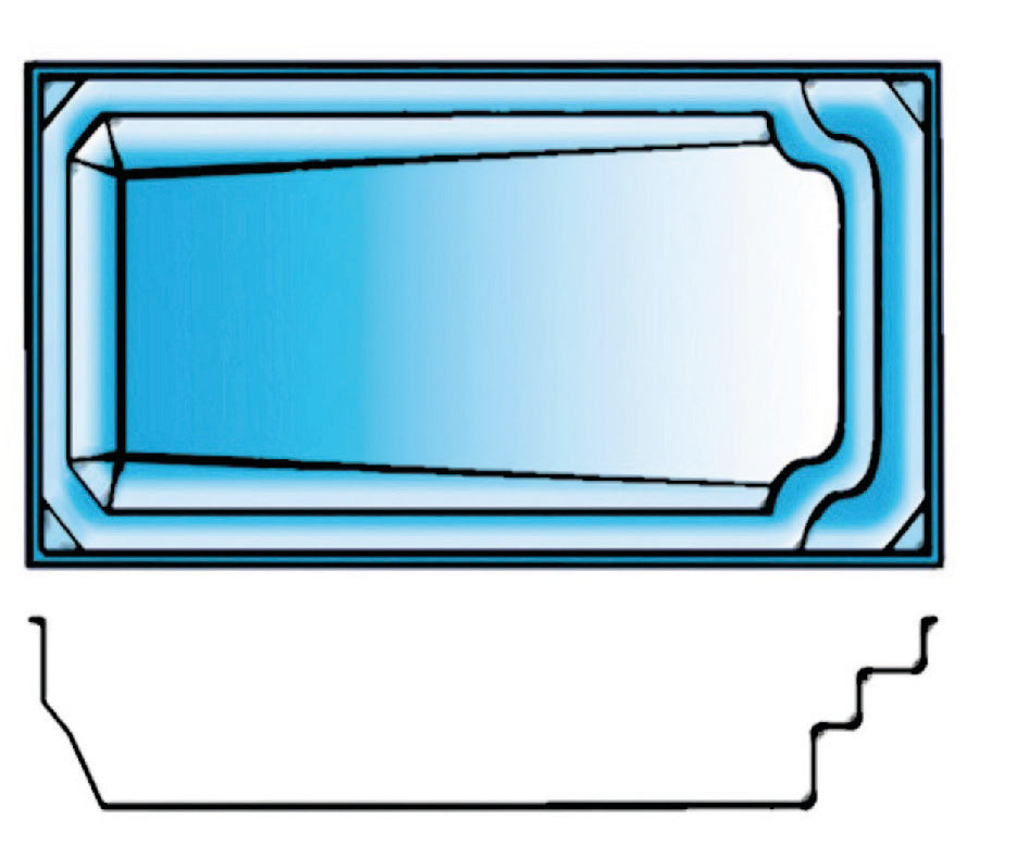 PPP Evasion Pool GFK 8x4m